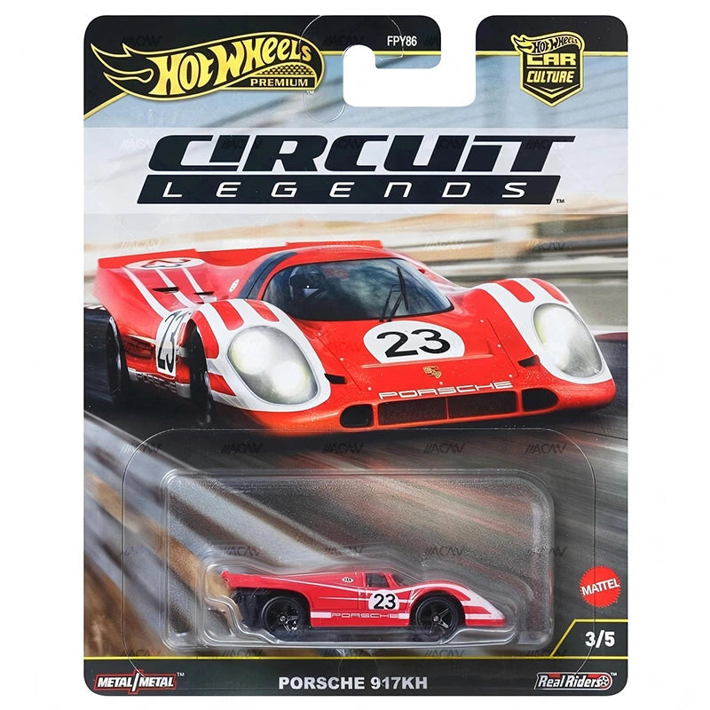 Hot Wheels Premium Circuit Legends 2025 Set 5/5 (Ferrari,Porsche,Ford Mustang,Subaru)