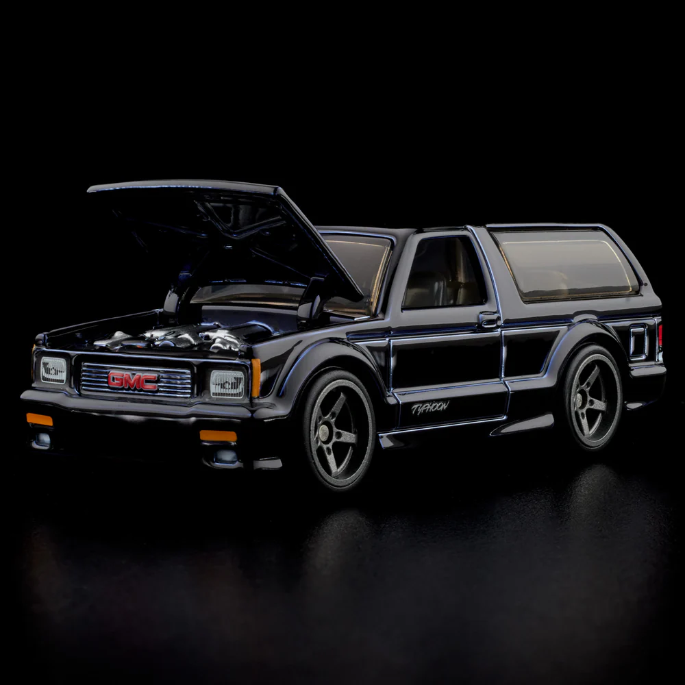 Hot Wheels Collectors RLC 1992 GMC Typhoon Black
