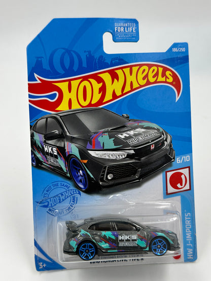 Hot Wheels Honda Mainline Diecast Cars (Assorted 1:64 Civic, Prelude, CR-X)