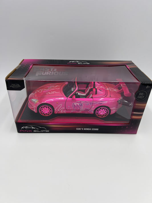 Jada Fast And Furious Suki's 2001 Honda S2000 Pink 1:24 Pink Slips “CHASE”