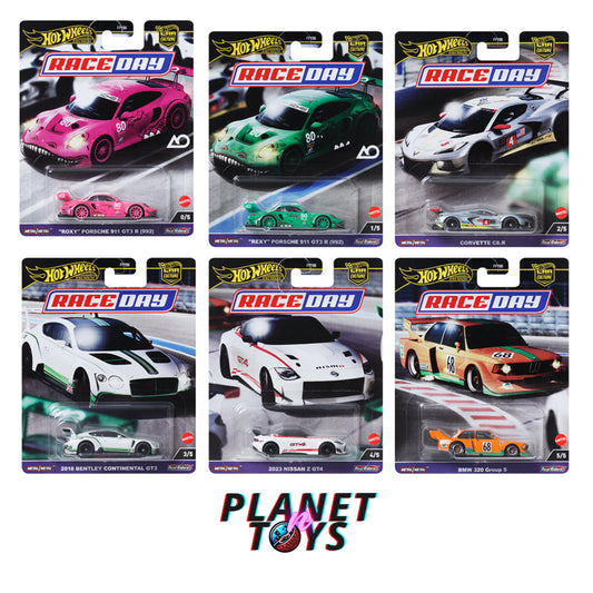 Hot Wheels Premium Race Day 2024 (Porsche, Corvette, Bentley, Nissan, BMW) Set 5/5
