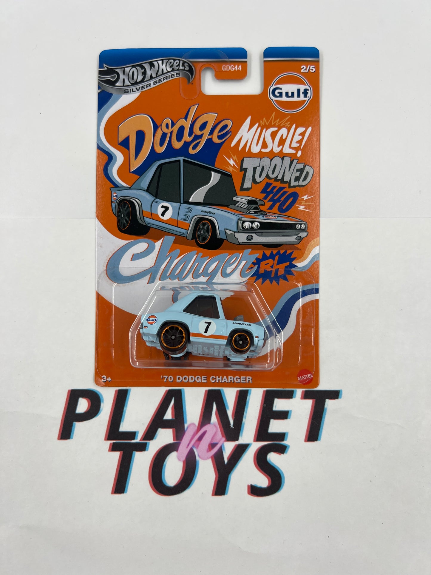Hot Wheels Gulf Tooned Silver Series 2025 Set Diecast Collectible Car scale 1:64