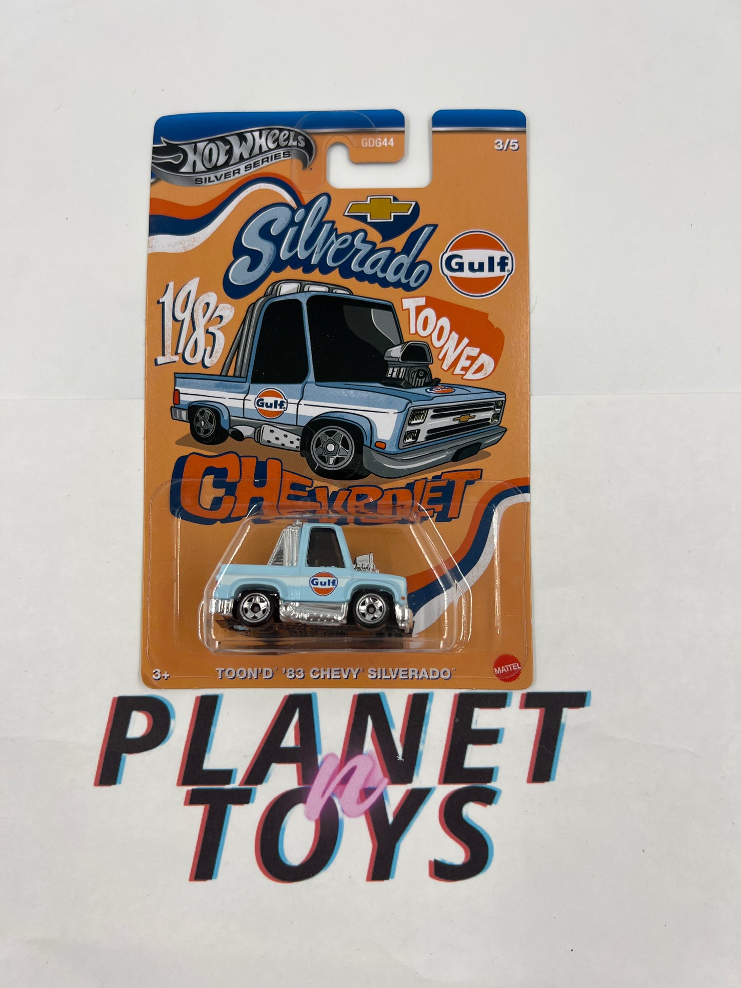 Hot Wheels Gulf Tooned Silver Series 2025 Set Diecast Collectible Car scale 1:64