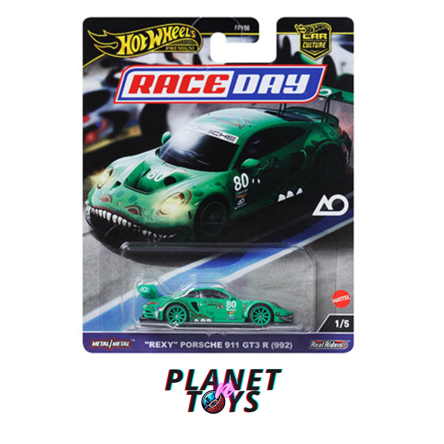 Hot Wheels Premium Race Day 2024 (Porsche, Corvette, Bentley, Nissan, BMW) Set 5/5