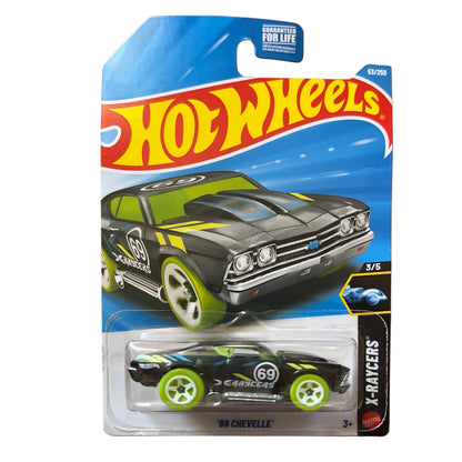 Hot Wheels Chevrolet Mainline 1:64 (American Power, Chevy, Corvette, Camaro, Gassers, Silverado) Diecast Assorted Muscle Cars