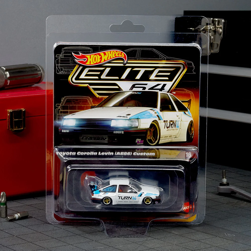 Hot Wheels Collectors
Elite 64 Toyota Corolla Levin (AE86) Custom