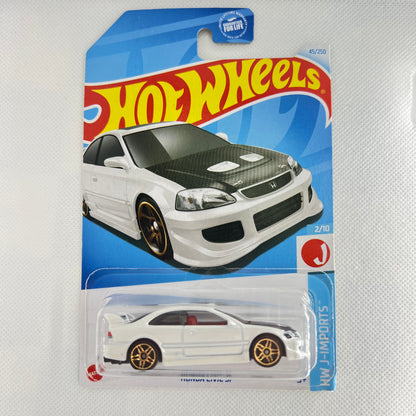 Hot Wheels Honda Mainline Diecast Cars (Assorted 1:64 Civic, Prelude, CR-X)