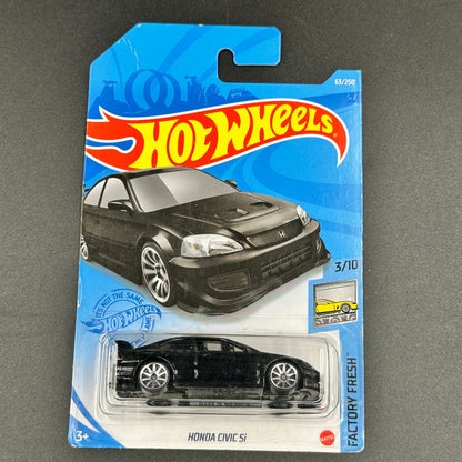 Hot Wheels Honda Mainline Diecast Cars (Assorted 1:64 Civic, Prelude, CR-X)