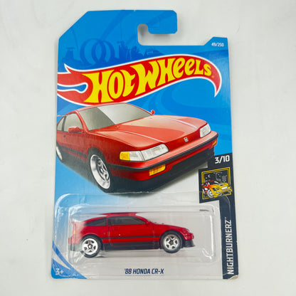 Hot Wheels Honda Mainline Diecast Cars (Assorted 1:64 Civic, Prelude, CR-X)
