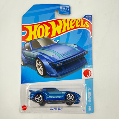 Hot Wheels Mazda Mainline Diecast Cars – 1:64 Scale | Savanna, RX7, RX3, MX5 Repu, 787B & More