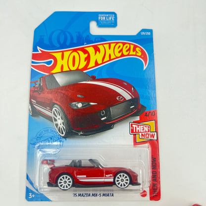 Hot Wheels Mazda Mainline Diecast Cars – 1:64 Scale | Savanna, RX7, RX3, MX5 Repu, 787B & More
