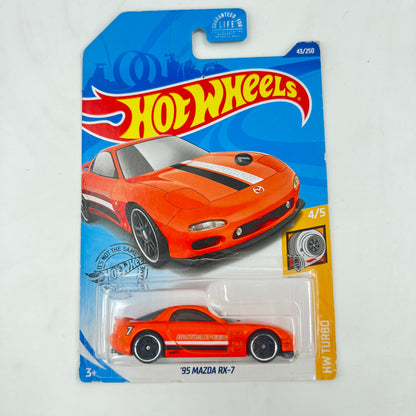 Hot Wheels Mazda Mainline Diecast Cars – 1:64 Scale | Savanna, RX7, RX3, MX5 Repu, 787B & More