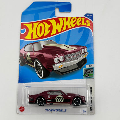 Hot Wheels Chevrolet Mainline 1:64 (American Power, Chevy, Corvette, Camaro, Gassers, Silverado) Diecast Assorted Muscle Cars