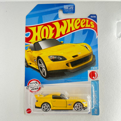 Hot Wheels Honda Mainline Diecast Cars (Assorted 1:64 Civic, Prelude, CR-X)