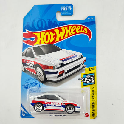 Hot Wheels Honda Mainline Diecast Cars (Assorted 1:64 Civic, Prelude, CR-X)