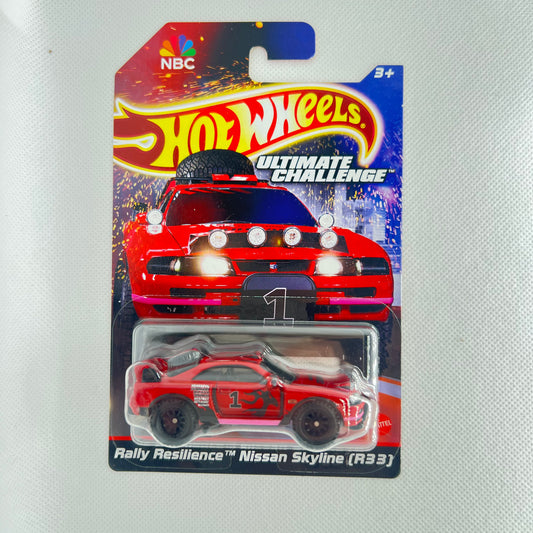 Hot Wheels NBC Ultimate Challenge Rally Resilience Nissan Skyline [R33].