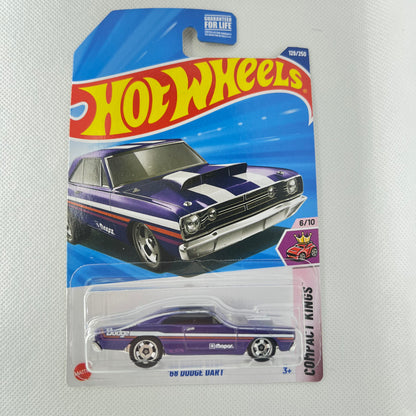Hot Wheels Dodge Mainline American Power 1:64 Diecast Assorted (charger, Hellcat, Challenger, viper, van, Dart) Muscle Cars