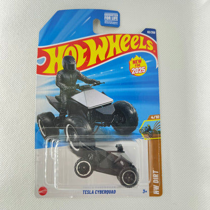 Hot Wheels Tesla Mainline American Power 1:64 Diecast Assorted (Cybertruck, Cyberquad, Model S, Model Y, Roadster)