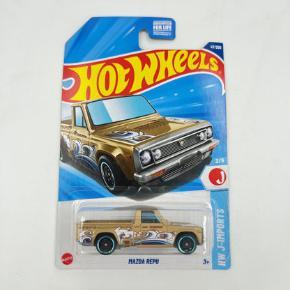 Hot Wheels Mazda Mainline Diecast Cars – 1:64 Scale | Savanna, RX7, RX3, MX5 Repu, 787B & More