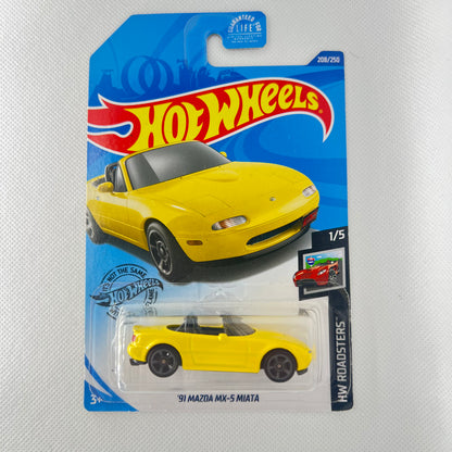 Hot Wheels Mazda Mainline Diecast Cars – 1:64 Scale | Savanna, RX7, RX3, MX5 Repu, 787B & More