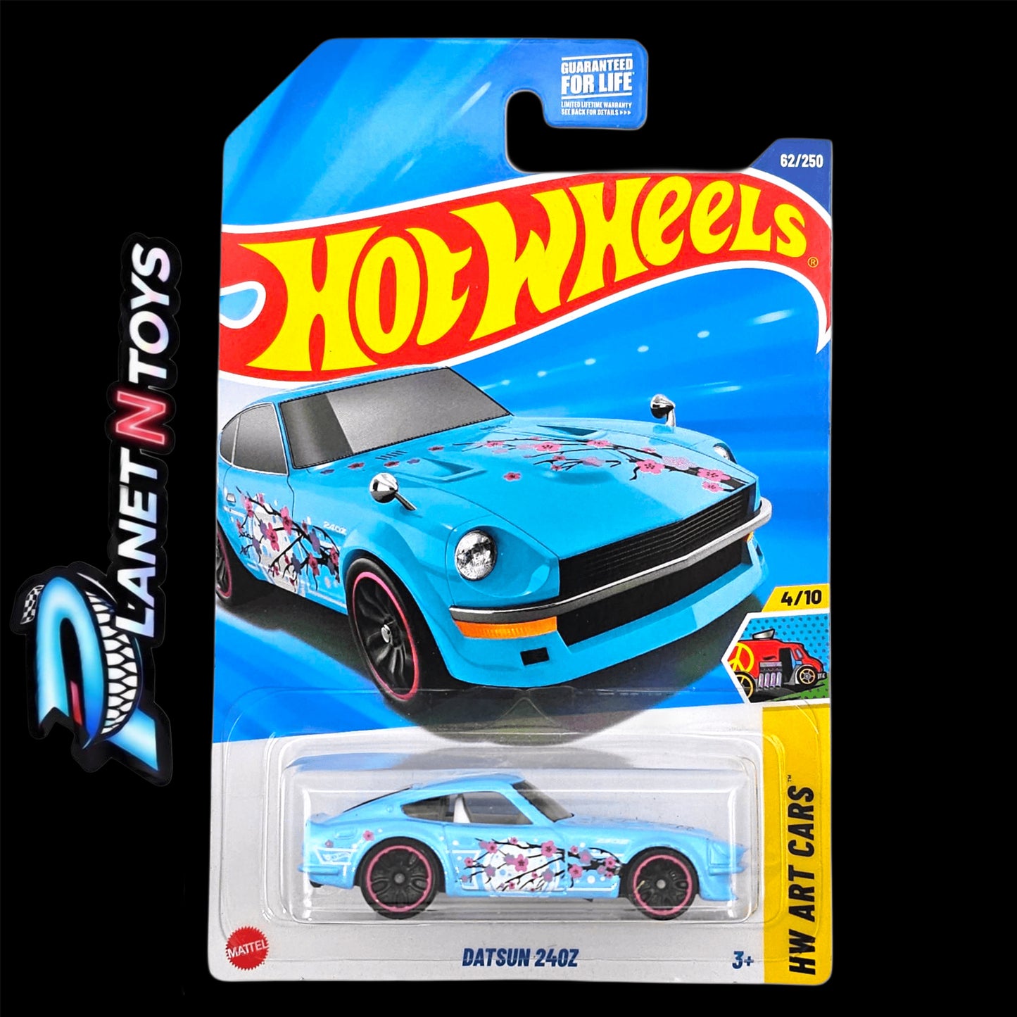 Hot Wheels Datsun Mainline Diecast Cars (Assorted 1:64 sunny truck, 240z,japan)