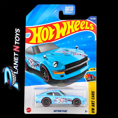 Hot Wheels Datsun Mainline Diecast Cars (Assorted 1:64 sunny truck, 240z,japan)
