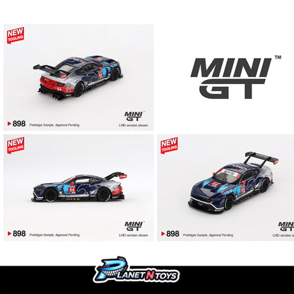Mini GT 1:64 Ford Mustang GT3 #64 Ford Multimatic Motorsports 2024 IMSA Daytona 24Hrs