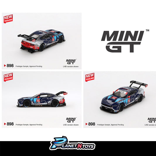 Mini GT 1:64 Ford Mustang GT3 #64 Ford Multimatic Motorsports 2024 IMSA Daytona 24Hrs