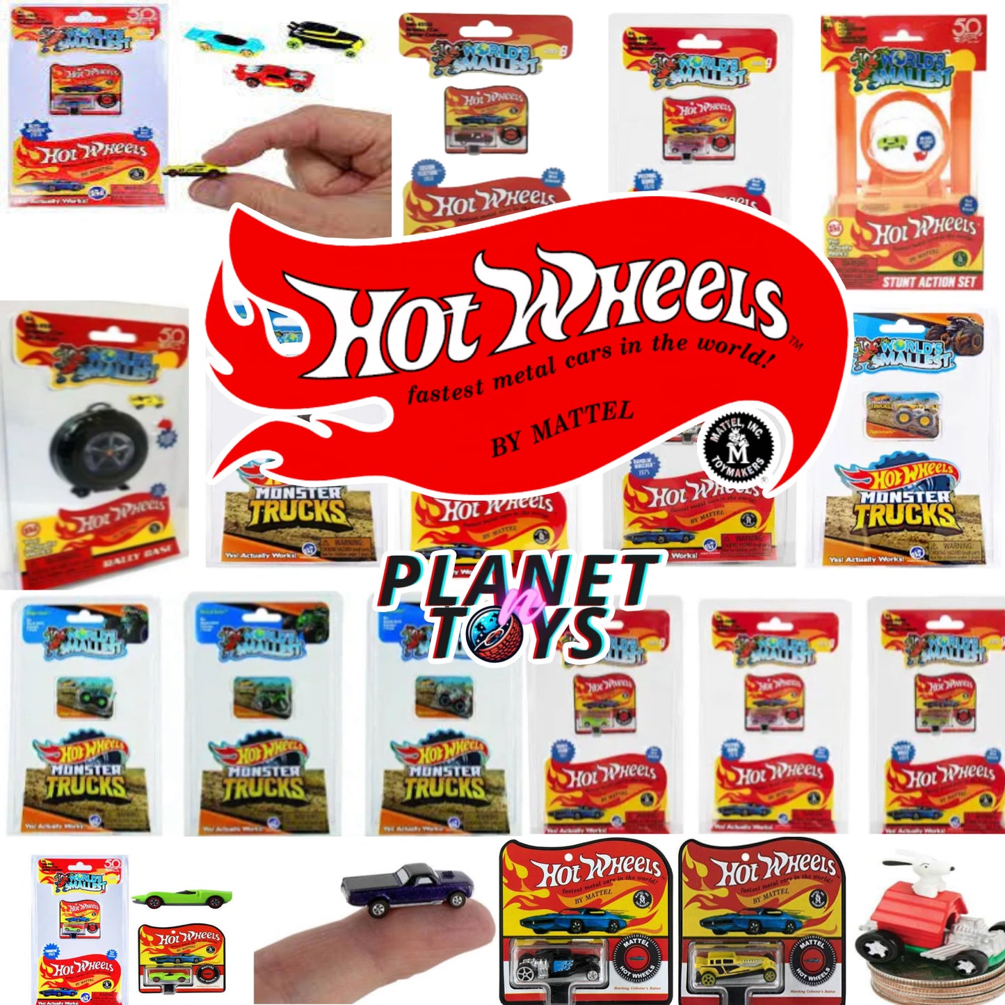 World’s Smallest Hot Wheels Real Mini Diecast Cars Assorted