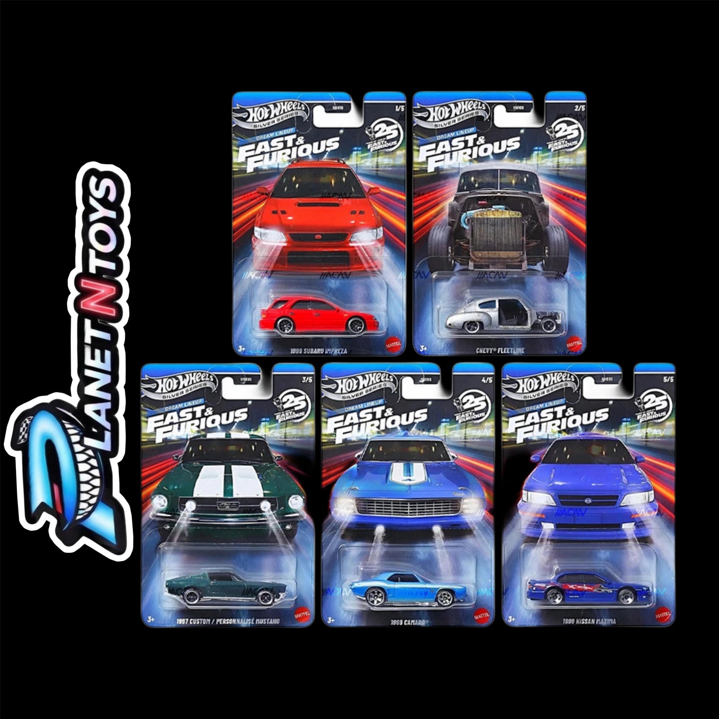 Hot Wheels Silver Series / Ultra Hots / Neon Speeders / Holidays Assorted / Fast & Furious 1:64