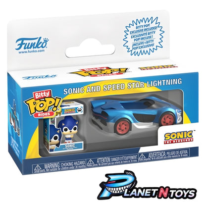 Funko Bitty Pop! Ride Assorted Models Characters with Racecar