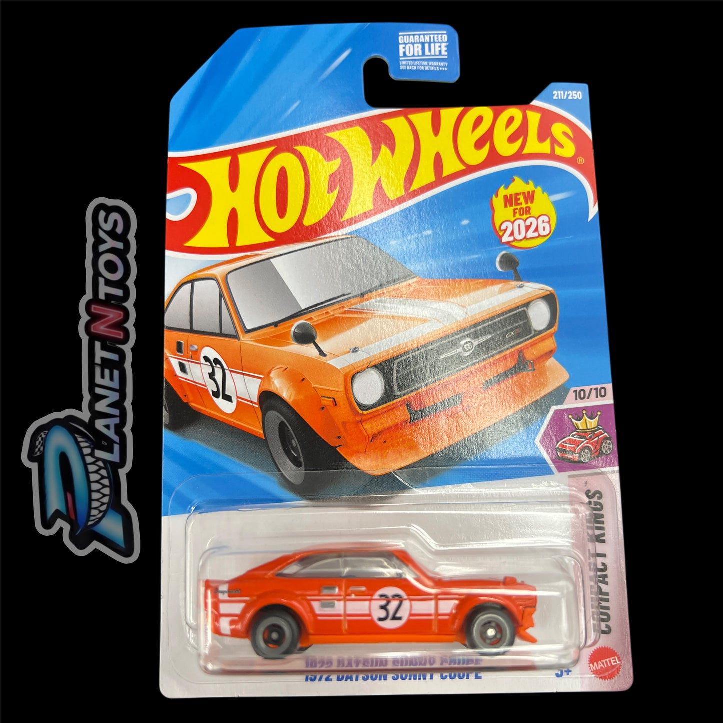 Hot Wheels Datsun Mainline Diecast Cars (Assorted 1:64 sunny truck, 240z,japan)