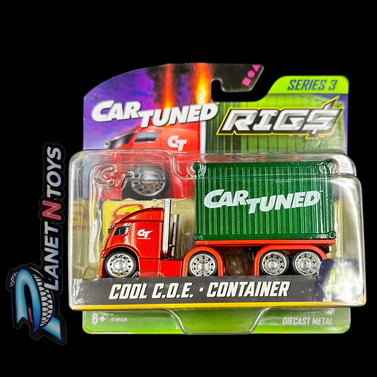CarTuned Container Rig$ Series Die-Cast Metal Vehicle