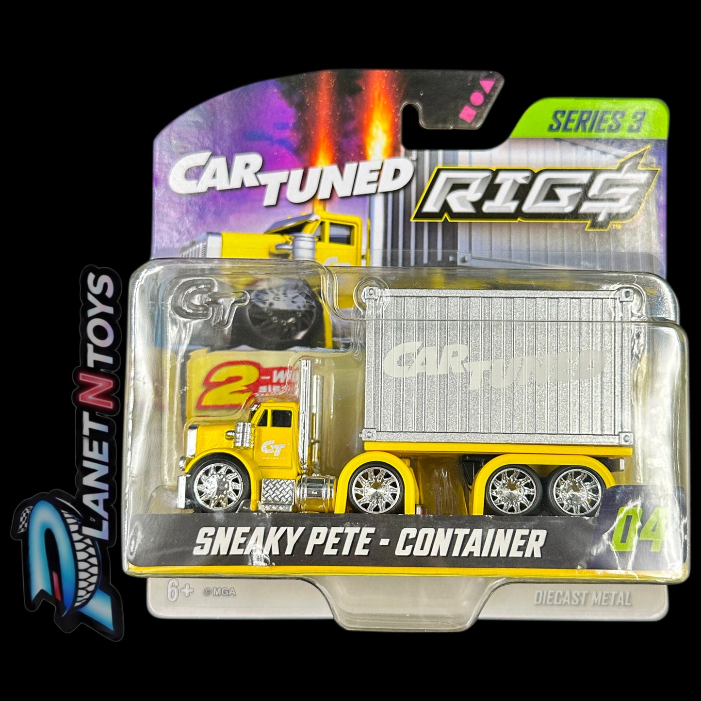 CarTuned Container Rig$ Series Die-Cast Metal Vehicle