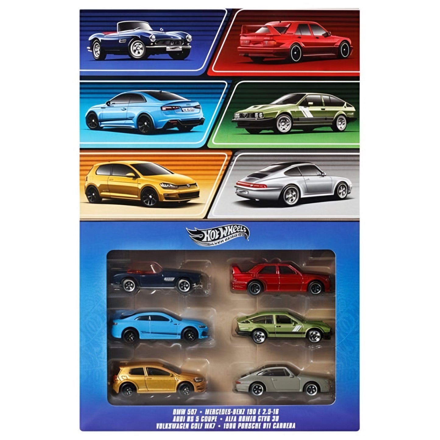 Hot Wheels European 2025 Die-Cast Metal Vehicle Multipack