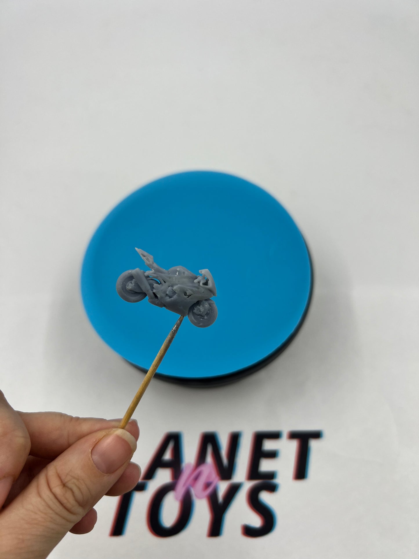3D Printed Motorbike BMW S1000 RR Planet n Toys scale 1:64