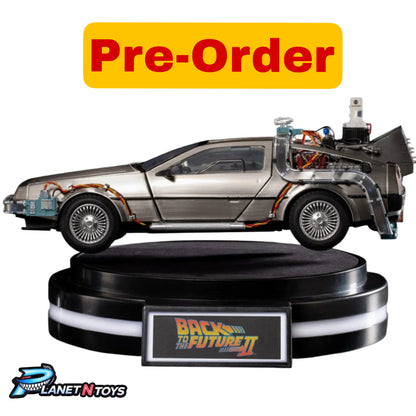 (PRE-ORDER) Back to the Future II Delorean Floating EAF-005 Egg Attack Floating Statue