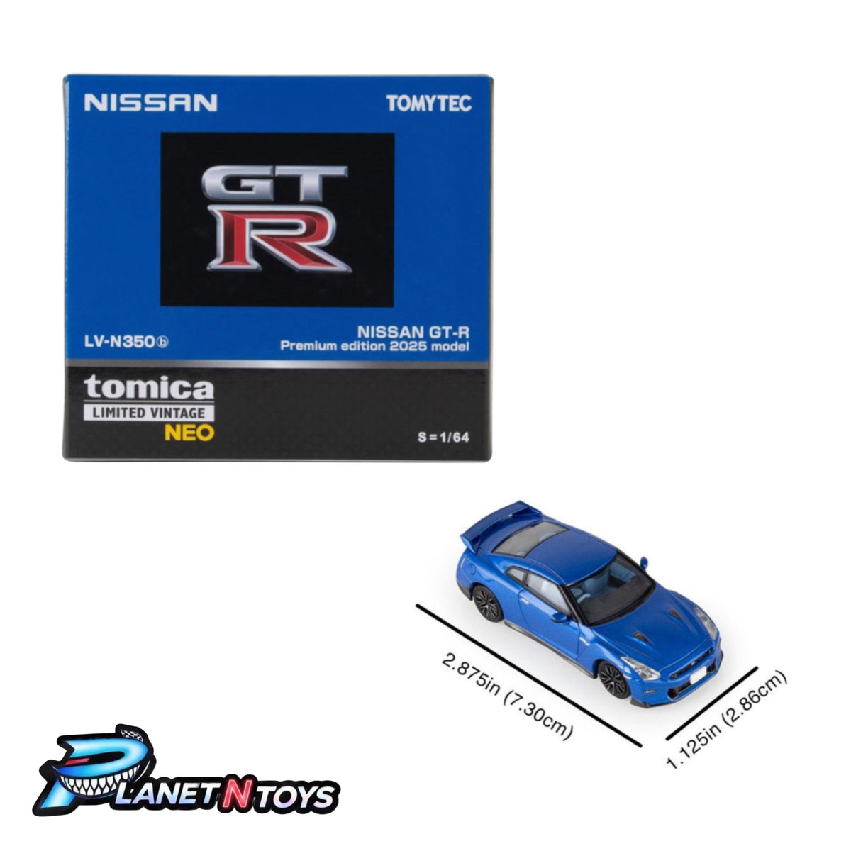 Tomica Limited Vintage Neo Nissan GT-R Premium Edition 2025 Model 1:64 Scale Die-Cast Metal Vehicle