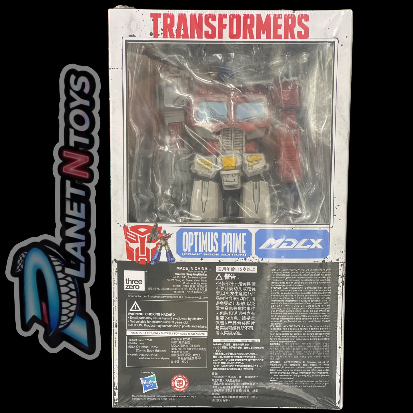 Transformers Optimus Prime Comic Book Edition MDLX Action Figure