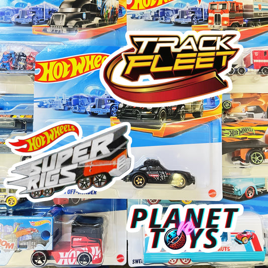 Hot Wheels Track Fleet/Super Rigs 1:64 Assorted Diecast Cars
