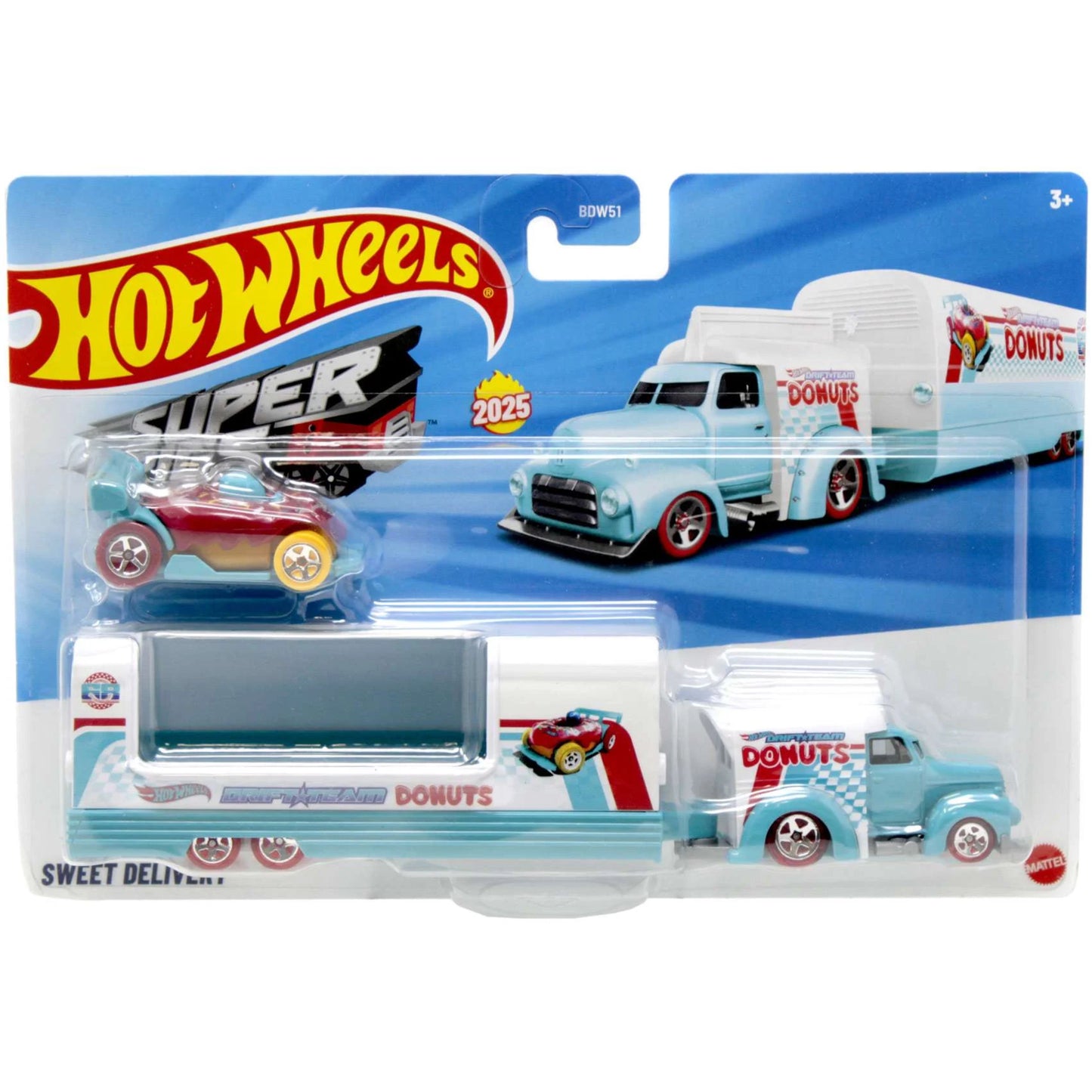 Hot Wheels Track Fleet/Super Rigs 1:64 Assorted Diecast Cars