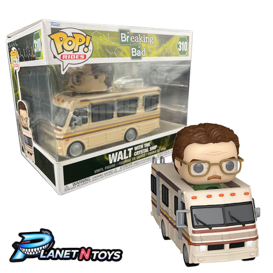 Breaking Bad Walt with the Crystal Ship Deluxe Funko Pop! Ride #310