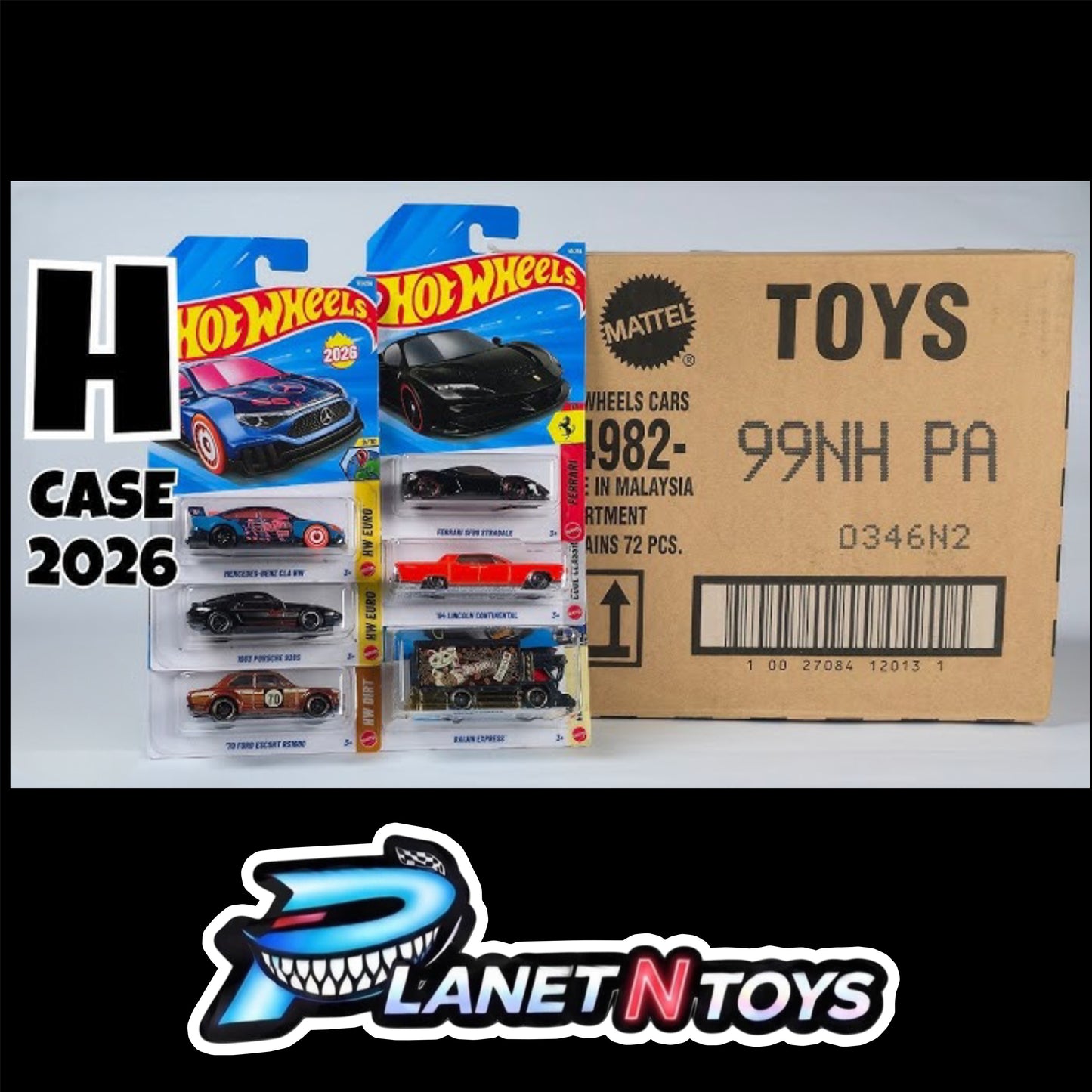 Factory Sealed Hot Wheels Case Assorted Mix Diecast 1:64