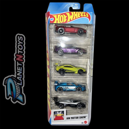 Hot Wheels / matchbox 5-cars Pack Assorted (Nissan, F1, Fast & Furious, Nightburnerz, Motor Show, & More)