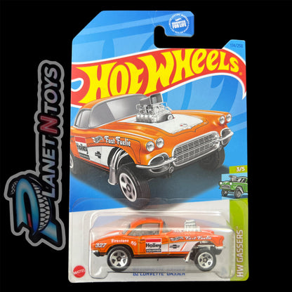 Hot Wheels Chevrolet Mainline 1:64 (American Power, Chevy, Corvette, Camaro, Gassers, Silverado) Diecast Assorted Muscle Cars