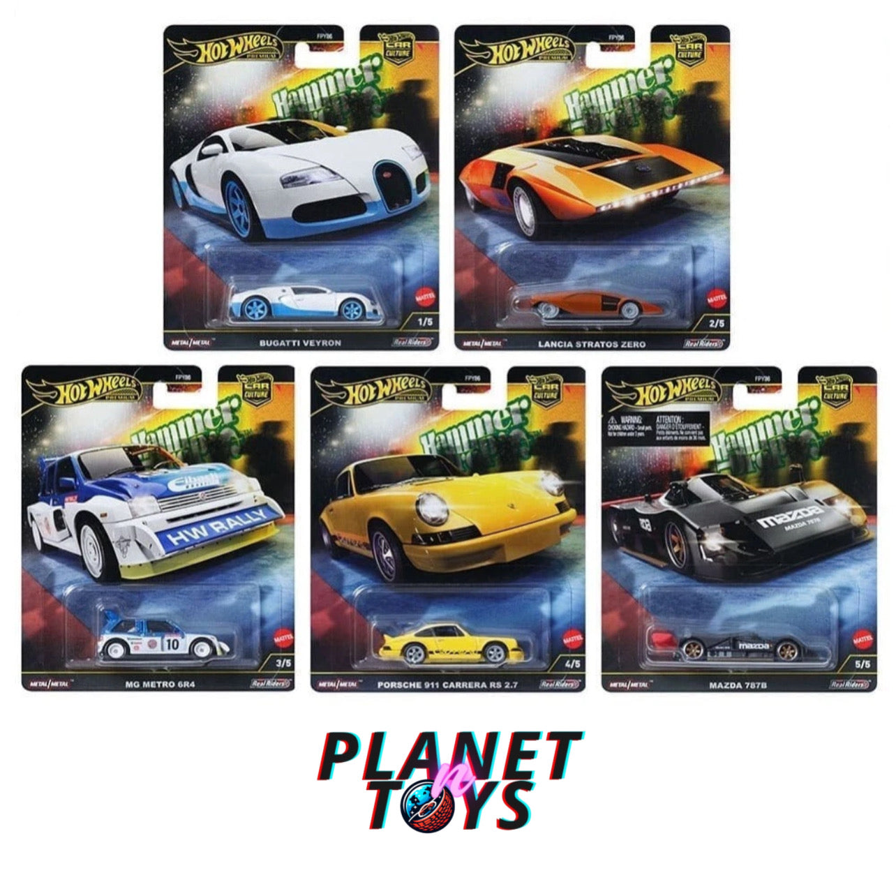Hot Wheels Car Culture Premium Sets Assorted 1:64 Variety Diecast