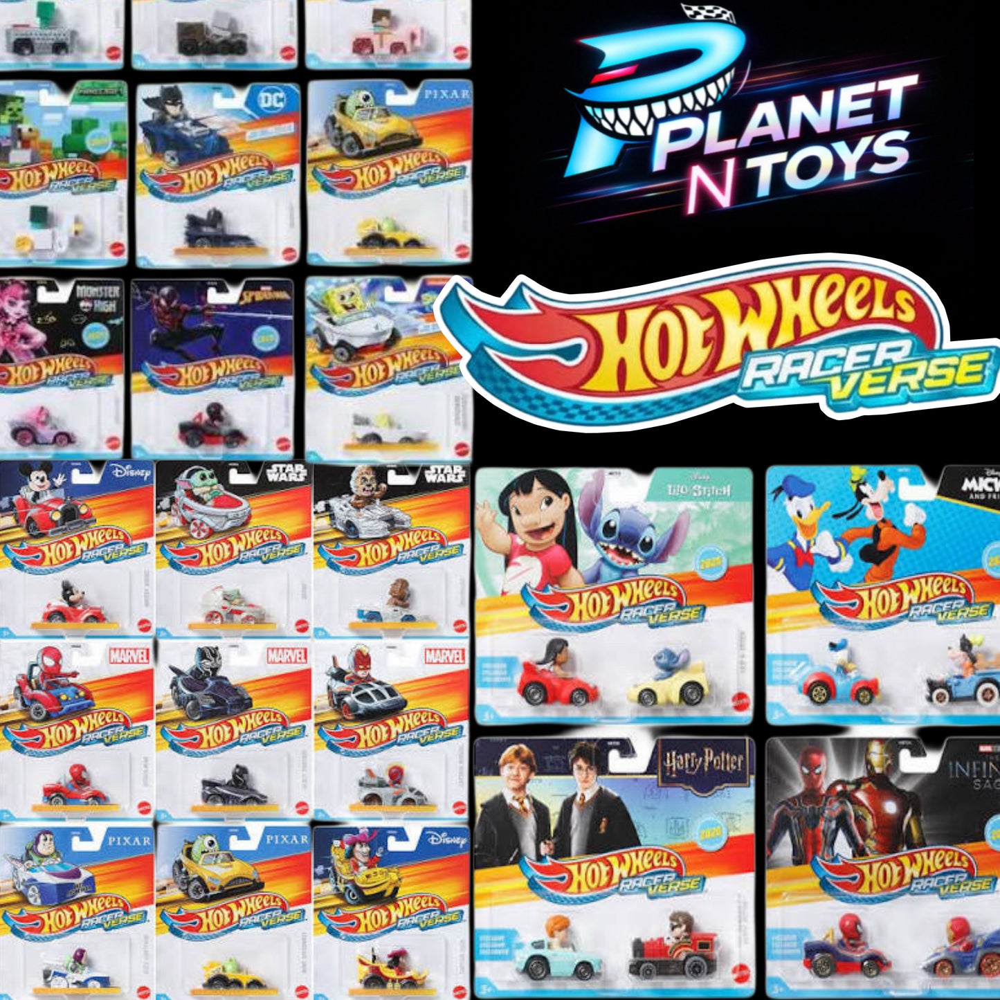 Hot Wheels RacerVerse Assorted Models Diecast 1:64 Scale