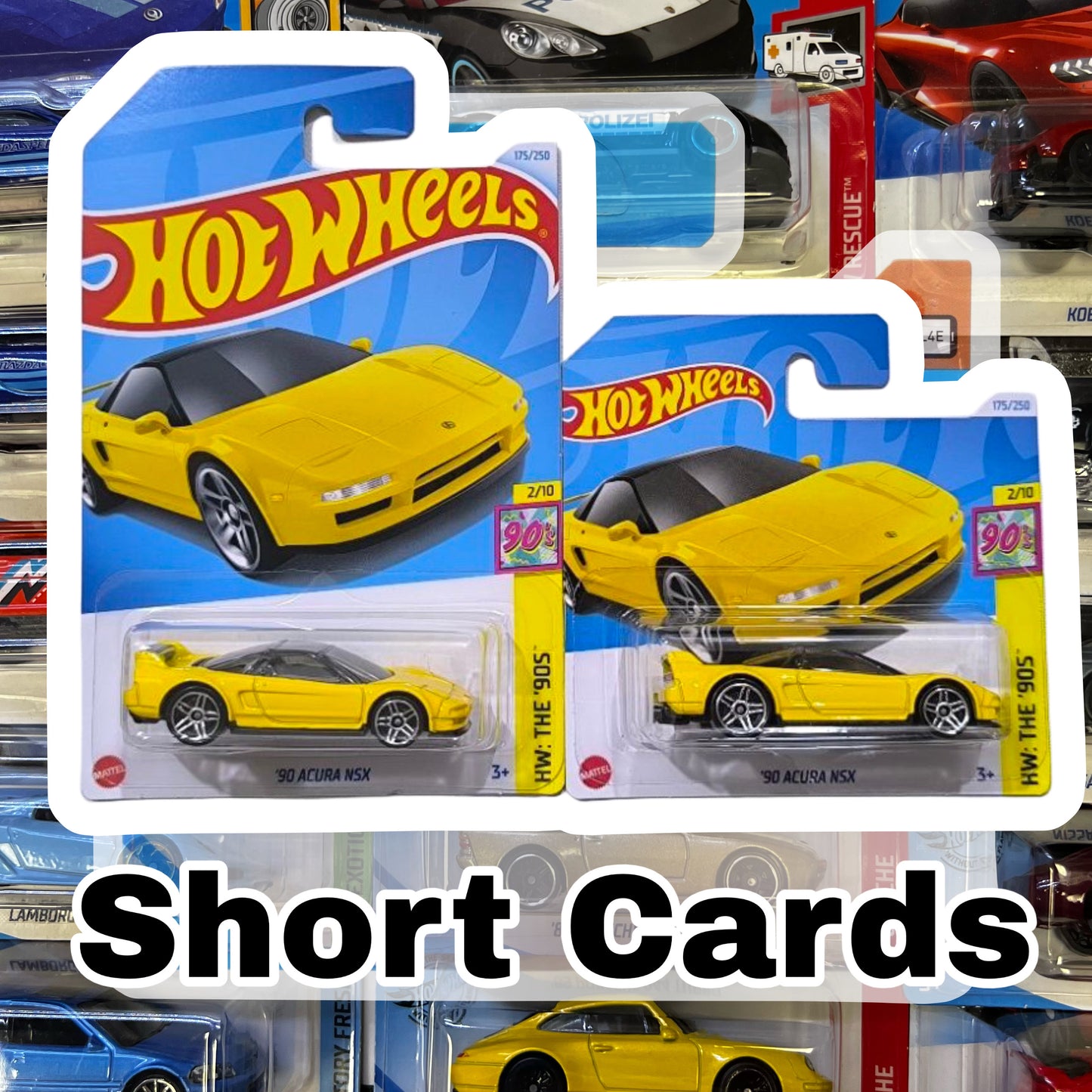 Hot Wheels Short Cards 1:64 Assorted