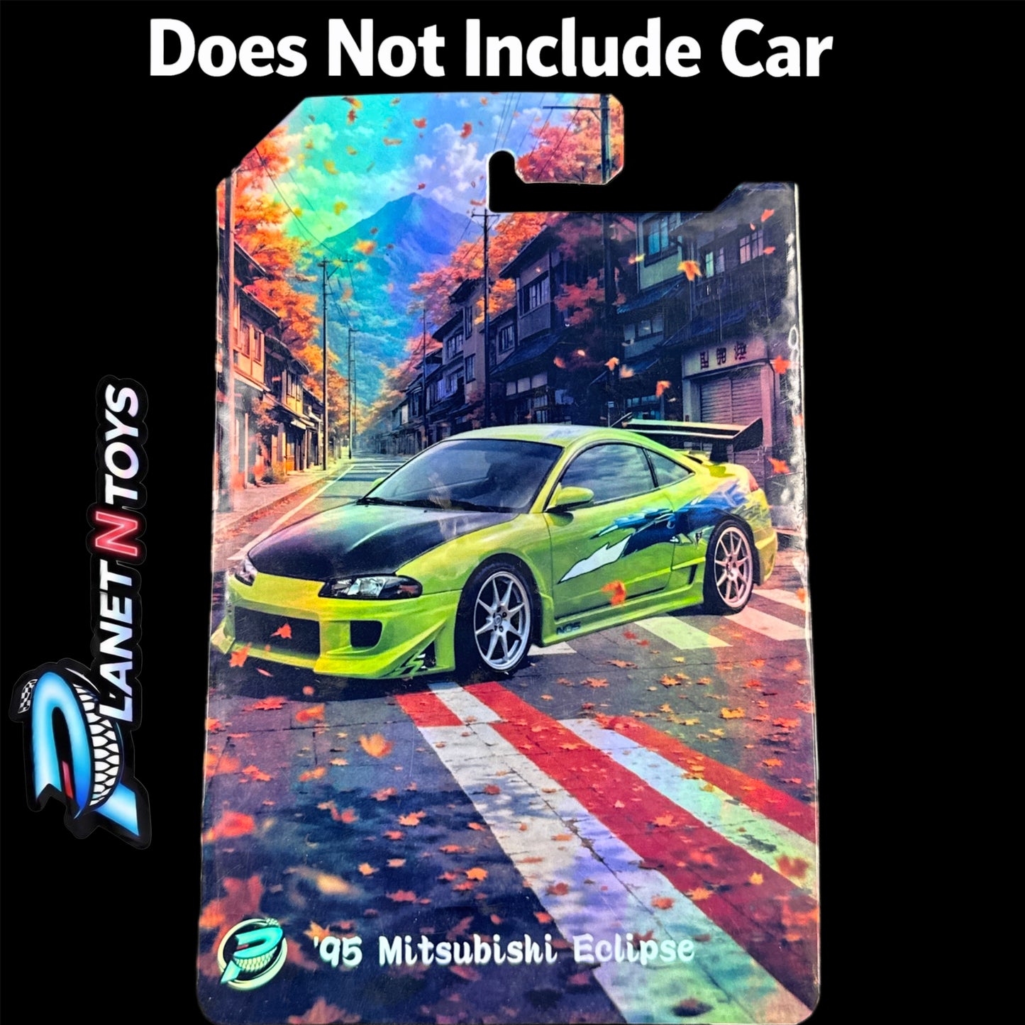 I Put the CARD You Put the Car - Customs Cards Background to attach any 1:64 Diecast Car Made by Planet N Toys