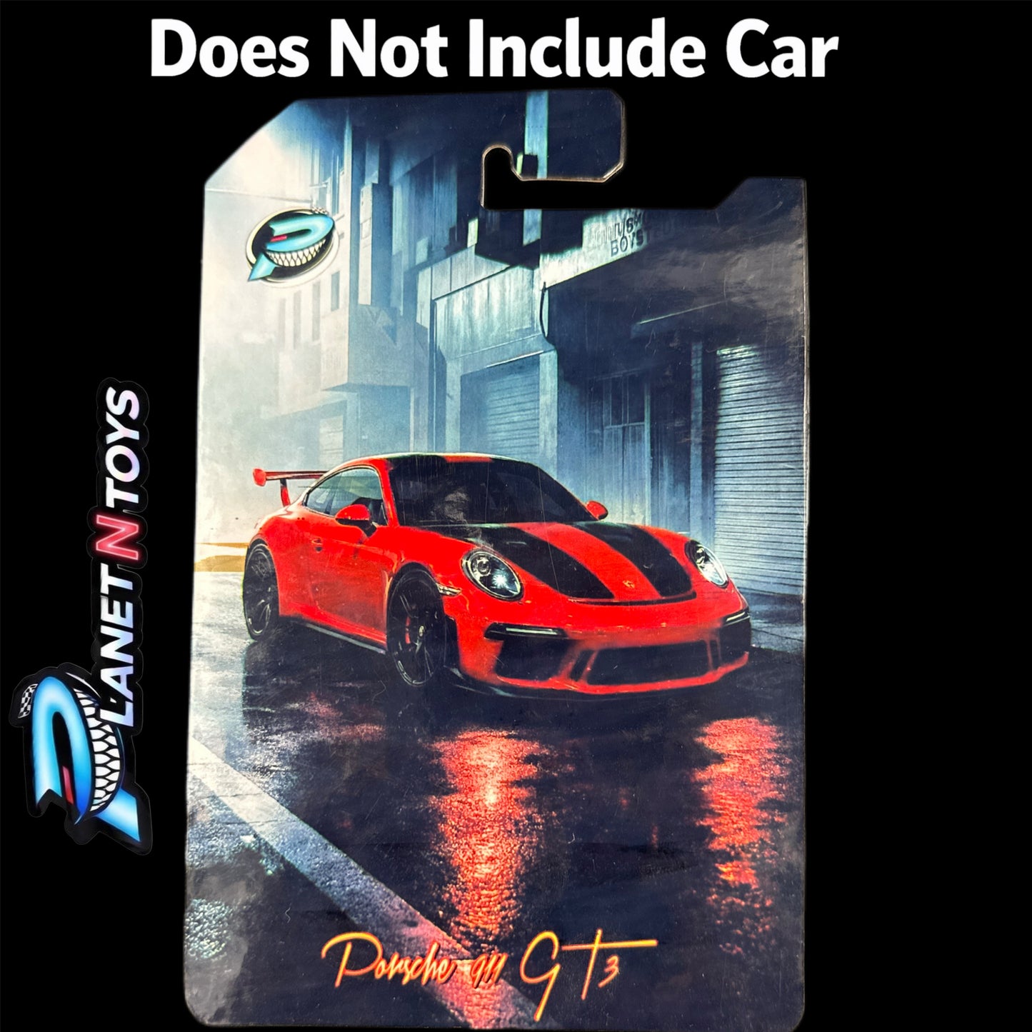 I Put the CARD You Put the Car - Customs Cards Background to attach any 1:64 Diecast Car Made by Planet N Toys